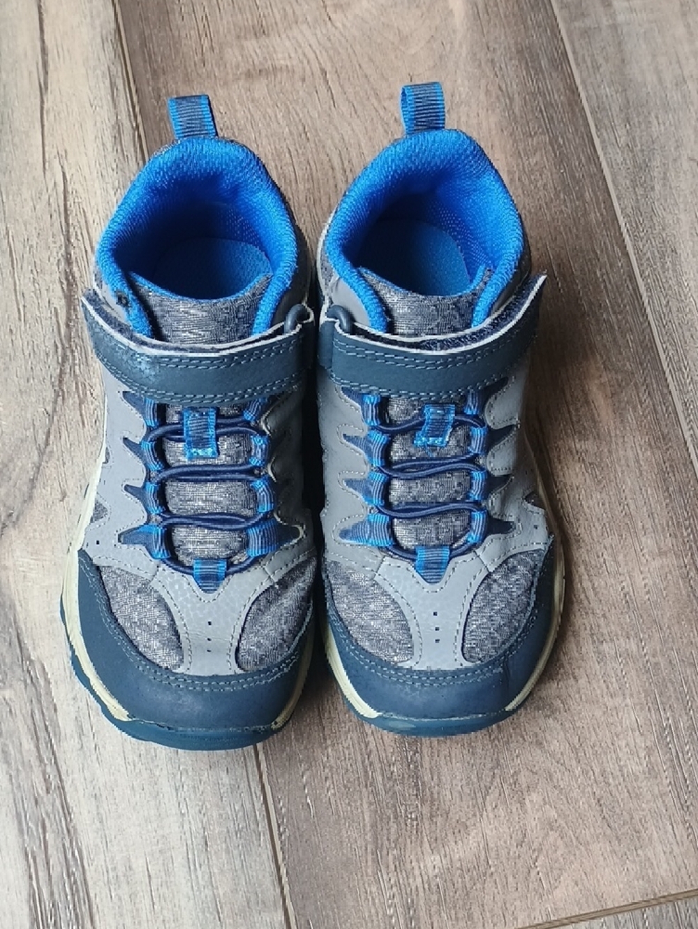Merrell Kids Gray and Blue Trail Sneakers - Picture 4 of 10